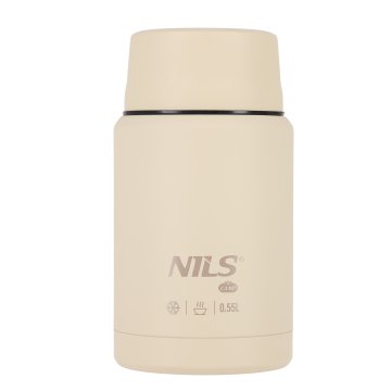 NILS CAMP NC3807 550ML BEŽ TERMOS ZA VEČERJO