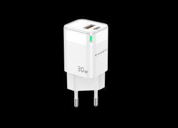 Garett Polnilnik Fast Charge 30W GaN PD QC, bel