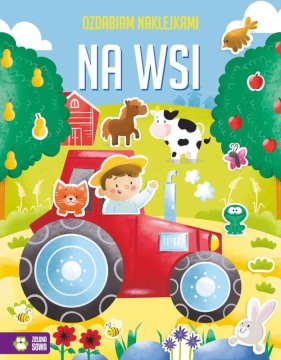 Okrasim z nalepkami - Na podeželju, Zelena sova