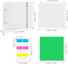 Organizator za albume s predlogami 15,2 x 15,2 cm z ovitki in razdelilniki