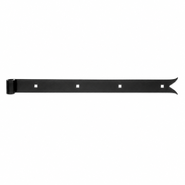 Alberts Tečaj z ribjim repom 500 x 35 mm Ø14 mm Črne barve