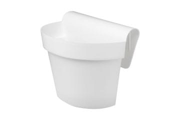GR Esprit balkonski cvetlični lonec z ročajem 30x20 cm bel VERDENIA