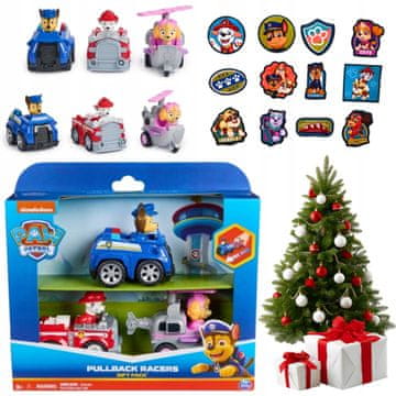 Paw Patrol Rescue Racers Avto z motorjem 3 kosi BREZPLAČNE darilne nalepke