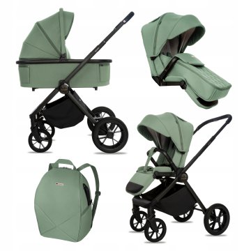 Babylux Boldo 2-v-1 voziček, gondola, lahek, zložljiv komplet