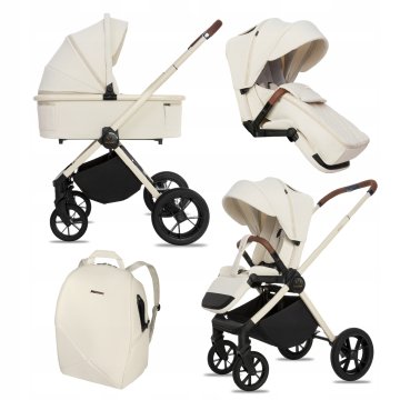 Babylux Boldo 2-v-1 voziček, gondola, lahek, zložljiv komplet