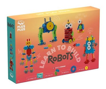 PLUS Gradniki Plus-Plus. Naučite se sestavljati robote. 275 kosov.