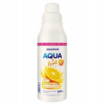 Aquaphor Syrop do Saturatora o smaku pomarańczy koncentrat AQUA&Fruit 500ml