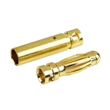 Wtyk 2,0 Gold 2,0mm - para Konektor bananowy