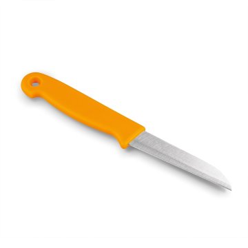Nož za sadje in zelenjavo oranžne barve 7,5 cm