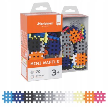 Marioinex Mini vaflji, 70 kosov, ustvarjalni - serija TECHNIKA