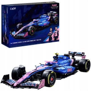 Cada BWT ALPINE F1 EKIPA BLOKI 1:8 AVTOMOBILI A525 SEZONA 2025 2173 ELEMENTOV FORMULA 1