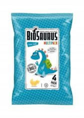 Biosaurus koruzni čips z morsko soljo 4x15g