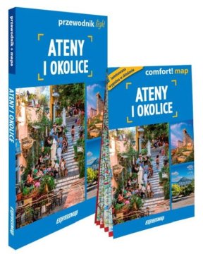 Atene in okolica. Svetlobni vodnik + laminiran zemljevid. Izdaja 2025.