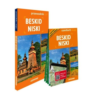 Niski Beskid. Svetlobni vodnik + laminiran zemljevid. Izdaja 2025.