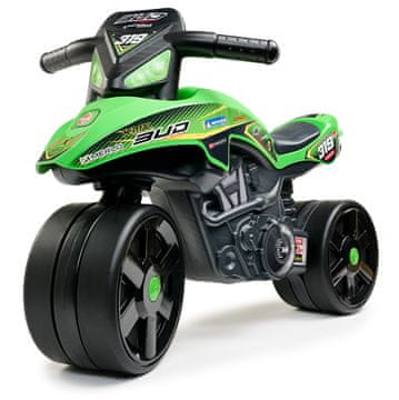 Falk Racing Ride-on zelena motoristična široka kolesa od 1 leta