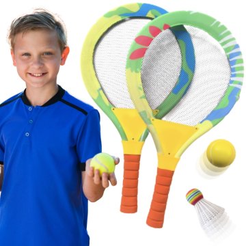 WOOPIE komplet badmintonskih loparjev za na plažo