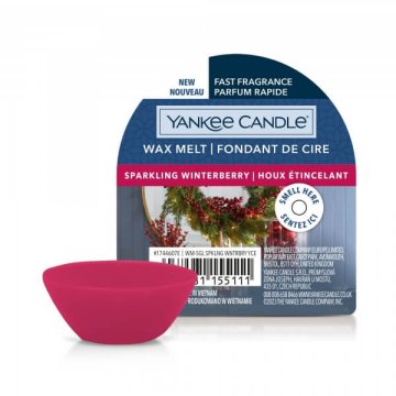 Yankee Candle Peneča zimska jagoda - Signature - dišeči vosek