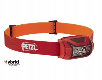 Petzl Naglavna svetilka Actik rdeča E063AB02