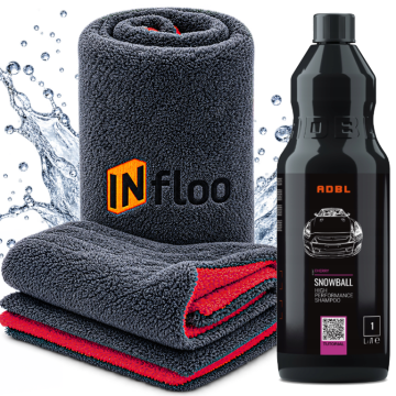 Flo ADBL Snežna kepa 1 l + brisača 60x90 cm 1200 g/m²