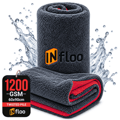 Flo ADBL Snežna kepa 1 l + brisača 60x90 cm 1200 g/m²