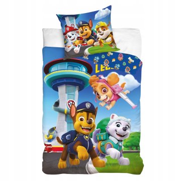 Carbotex Posteljnina Paw Patrol 150x200 50x60 bombaž Licencirani junaki
