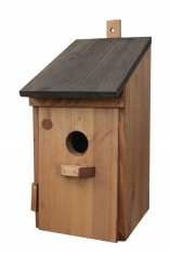 Velika lesena gnezdilnica za škorce BL12 palisander 42x22x22 Izdelek PL