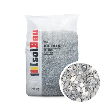 IsolBau marmorni agregat Marmorkies ledeno moder 1/4 mm 25 kg