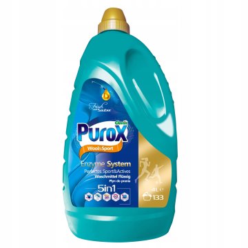 PUR specializirano pralno sredstvo WOOL&SPORT 4 l