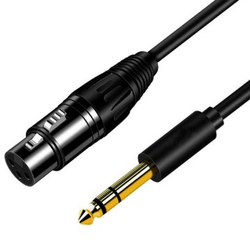 Mozos kabel 3 m XLR ženski Jack 6,3 mm vtič