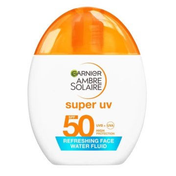 Garnier Ambre Solaire Super UV Ultra lahka krema za sončenje za obraz SPF50 40 ml