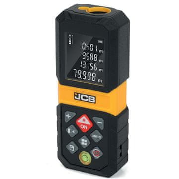 JCB Digitalni laserski merilnik razdalje z LCD-jem, 80 m, polnilnik USB-C