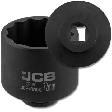 JCB GLOBOKI UDARNI KLJUČ 3/4" Cr-Mo 12-kraki 72 mm NASADNI KLJUČ