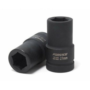 FORSAGE 62 mm 1" globok udarni nastavek, 6-kraki CrMo dolg