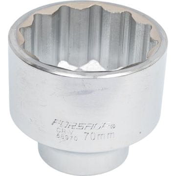 FORSAGE 70 mm 1" 12-točkovni nasadni ključ CrV