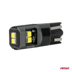 AMIO 05010 - LED T10 CANBUS 6 SMD 2020, bela, 12/24 V