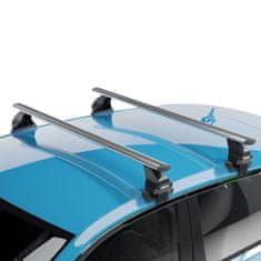 Menabo Bagażnik dachowy do Citroen C3 Mk4 E-C3 do 2024 Omega Plus 130 cm za ranty