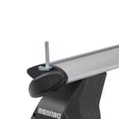 Menabo Bagażnik dachowy do Citroen C3 Mk4 E-C3 do 2024 Omega Plus 130 cm za ranty
