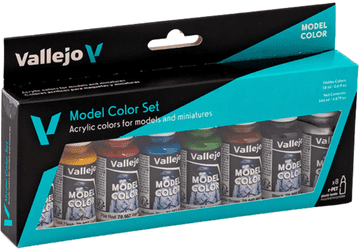 Vallejo Model Color Set 70.260 Wargames Basics akrilne barve, 8 x 18 ml