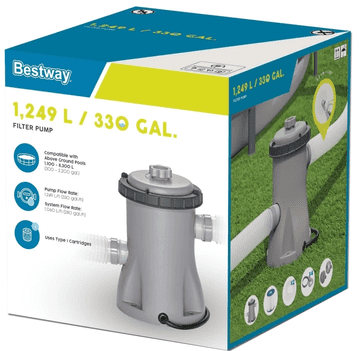 Bestway Filtrirna črpalka za bazen 1249 l/h + nadomestni filter I 58381