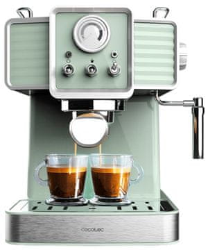 Cecotec Power Espresso 20 Tradizionale svetlo zeleni espresso aparat