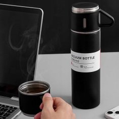TERMOS TERMOS SKODELICA ZA KAVO IN ČAJ 500 ML VELIKA NEPREPUSTNA + SKODELICE
