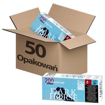 Cigaretne tube DARK HORSE BLUE 200 kosov x 50 v razsutem stanju