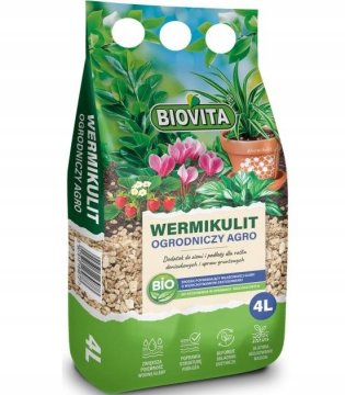 BioVita Wermikulit ogrodniczy naturalny drobny 1-5 mm 4L