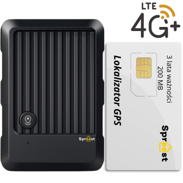 EE GPS sledilnik W18L-E 4G + SIM kartica za sledilnike - 3 leta + 200 MB
