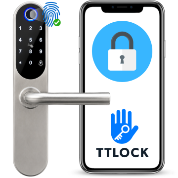 EE Elektronska ključavnica K711 50/72 TTLock srebrna
