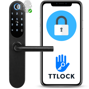 EE Elektronska ključavnica K711 50/72 TTLock črne barve