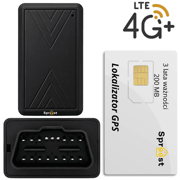 EE GPS OBD D9 4G QXGPS sledilnik + SIM kartica za sledilnike 3 leta + 200 MB