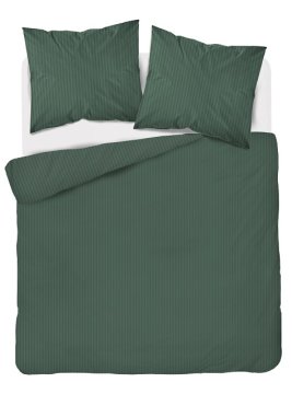 Detexpol Satenasta posteljnina 160x200 gladka s premium črtami zelena