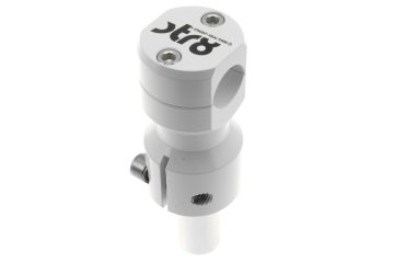 STR8 Adapter/opora/objemka za krmilo Downhill , bela, Gilera/Piaggio