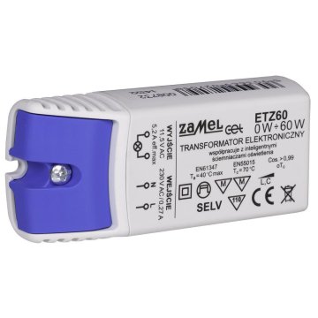 Zamel Elektronski transformator 12V AC 60W ETZ60